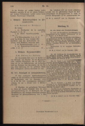 Post- und Telegraphen-Verordnungsblatt für das Verwaltungsgebiet des K.-K. Handelsministeriums 19220930 Seite: 16