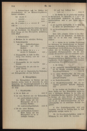 Post- und Telegraphen-Verordnungsblatt für das Verwaltungsgebiet des K.-K. Handelsministeriums 19221020 Seite: 4