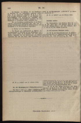 Post- und Telegraphen-Verordnungsblatt für das Verwaltungsgebiet des K.-K. Handelsministeriums 19221031 Seite: 4