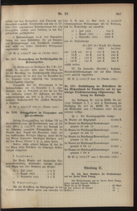 Post- und Telegraphen-Verordnungsblatt für das Verwaltungsgebiet des K.-K. Handelsministeriums 19221110 Seite: 3