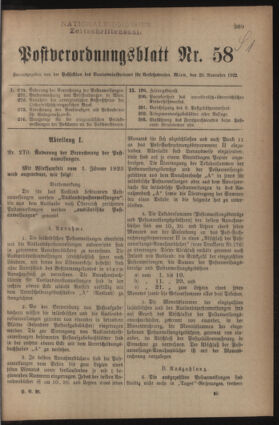 Post- und Telegraphen-Verordnungsblatt für das Verwaltungsgebiet des K.-K. Handelsministeriums