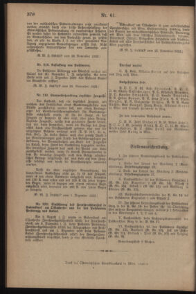 Post- und Telegraphen-Verordnungsblatt für das Verwaltungsgebiet des K.-K. Handelsministeriums 19221209 Seite: 2