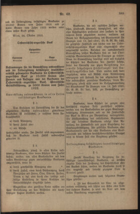 Post- und Telegraphen-Verordnungsblatt für das Verwaltungsgebiet des K.-K. Handelsministeriums 19221215 Seite: 11