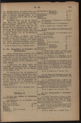 Post- und Telegraphen-Verordnungsblatt für das Verwaltungsgebiet des K.-K. Handelsministeriums 19221215 Seite: 15