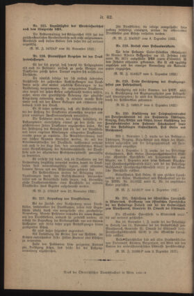 Post- und Telegraphen-Verordnungsblatt für das Verwaltungsgebiet des K.-K. Handelsministeriums 19221215 Seite: 16