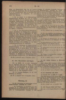 Post- und Telegraphen-Verordnungsblatt für das Verwaltungsgebiet des K.-K. Handelsministeriums 19221222 Seite: 8