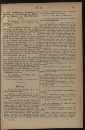 Post- und Telegraphen-Verordnungsblatt für das Verwaltungsgebiet des K.-K. Handelsministeriums 19221230 Seite: 9