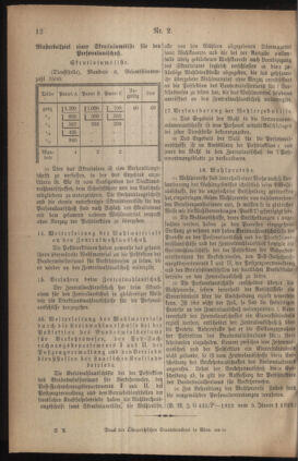 Post- und Telegraphen-Verordnungsblatt für das Verwaltungsgebiet des K.-K. Handelsministeriums 19230113 Seite: 8