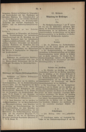 Post- und Telegraphen-Verordnungsblatt für das Verwaltungsgebiet des K.-K. Handelsministeriums 19230128 Seite: 11