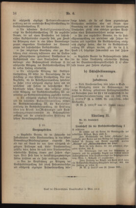 Post- und Telegraphen-Verordnungsblatt für das Verwaltungsgebiet des K.-K. Handelsministeriums 19230128 Seite: 16