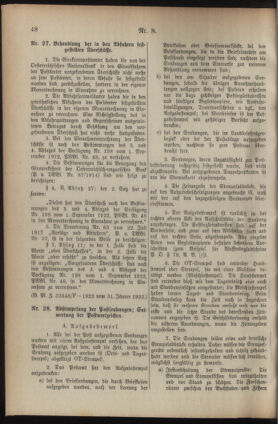 Post- und Telegraphen-Verordnungsblatt für das Verwaltungsgebiet des K.-K. Handelsministeriums 19230210 Seite: 4