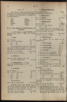 Post- und Telegraphen-Verordnungsblatt für das Verwaltungsgebiet des K.-K. Handelsministeriums 19230221 Seite: 4