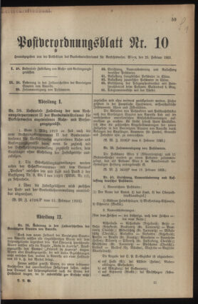 Post- und Telegraphen-Verordnungsblatt für das Verwaltungsgebiet des K.-K. Handelsministeriums