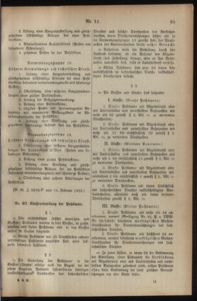 Post- und Telegraphen-Verordnungsblatt für das Verwaltungsgebiet des K.-K. Handelsministeriums 19230301 Seite: 5