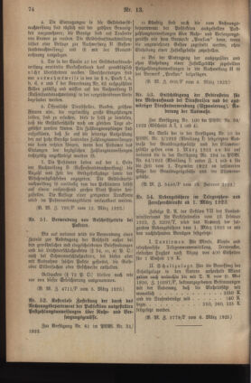 Post- und Telegraphen-Verordnungsblatt für das Verwaltungsgebiet des K.-K. Handelsministeriums 19230317 Seite: 4