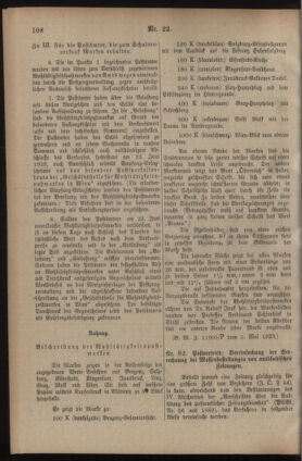 Post- und Telegraphen-Verordnungsblatt für das Verwaltungsgebiet des K.-K. Handelsministeriums 19230508 Seite: 4