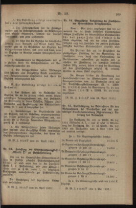 Post- und Telegraphen-Verordnungsblatt für das Verwaltungsgebiet des K.-K. Handelsministeriums 19230508 Seite: 5