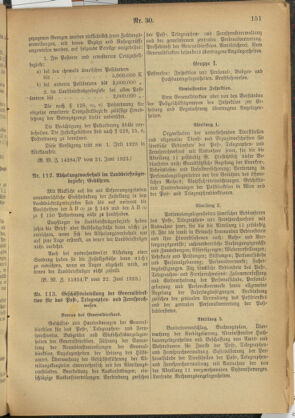 Post- und Telegraphen-Verordnungsblatt für das Verwaltungsgebiet des K.-K. Handelsministeriums 19230625 Seite: 3