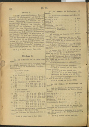 Post- und Telegraphen-Verordnungsblatt für das Verwaltungsgebiet des K.-K. Handelsministeriums 19230625 Seite: 6