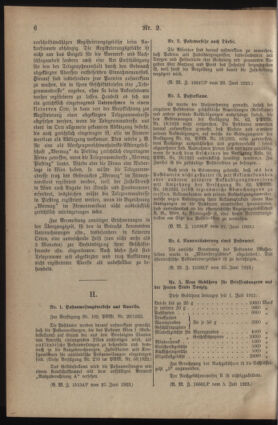 Post- und Telegraphen-Verordnungsblatt für das Verwaltungsgebiet des K.-K. Handelsministeriums 19230710 Seite: 2