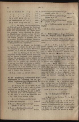 Post- und Telegraphen-Verordnungsblatt für das Verwaltungsgebiet des K.-K. Handelsministeriums 19230719 Seite: 2