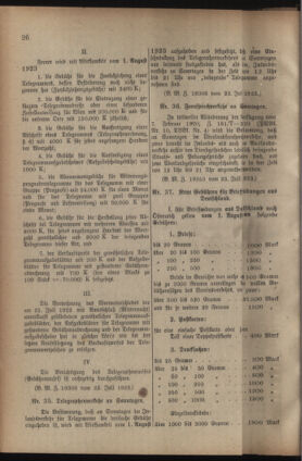 Post- und Telegraphen-Verordnungsblatt für das Verwaltungsgebiet des K.-K. Handelsministeriums 19230725 Seite: 14