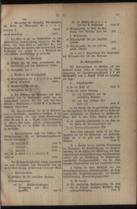 Post- und Telegraphen-Verordnungsblatt für das Verwaltungsgebiet des K.-K. Handelsministeriums 19230725 Seite: 9