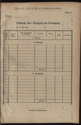 Post- und Telegraphen-Verordnungsblatt für das Verwaltungsgebiet des K.-K. Handelsministeriums 19230809 Seite: 17