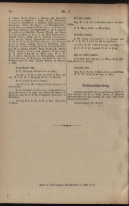 Post- und Telegraphen-Verordnungsblatt für das Verwaltungsgebiet des K.-K. Handelsministeriums 19230809 Seite: 8