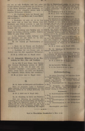 Post- und Telegraphen-Verordnungsblatt für das Verwaltungsgebiet des K.-K. Handelsministeriums 19230823 Seite: 14