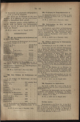 Post- und Telegraphen-Verordnungsblatt für das Verwaltungsgebiet des K.-K. Handelsministeriums 19230914 Seite: 3