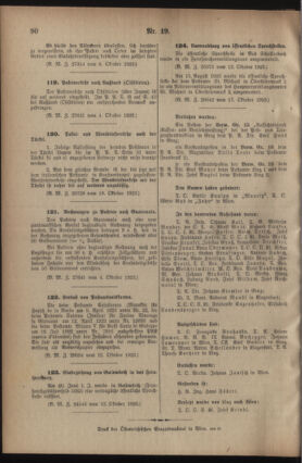 Post- und Telegraphen-Verordnungsblatt für das Verwaltungsgebiet des K.-K. Handelsministeriums 19231020 Seite: 4