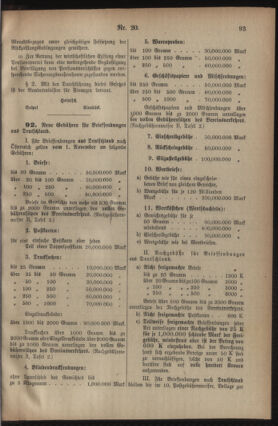 Post- und Telegraphen-Verordnungsblatt für das Verwaltungsgebiet des K.-K. Handelsministeriums 19231025 Seite: 3