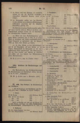 Post- und Telegraphen-Verordnungsblatt für das Verwaltungsgebiet des K.-K. Handelsministeriums 19231109 Seite: 4