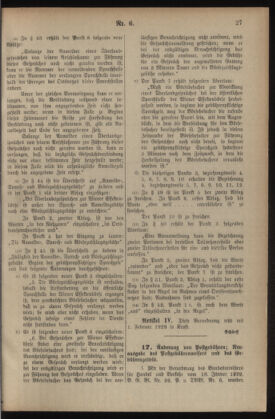 Post- und Telegraphen-Verordnungsblatt für das Verwaltungsgebiet des K.-K. Handelsministeriums 19290123 Seite: 5