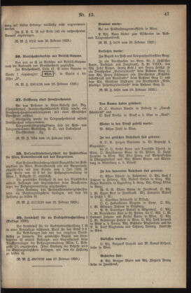 Post- und Telegraphen-Verordnungsblatt für das Verwaltungsgebiet des K.-K. Handelsministeriums 19290308 Seite: 3