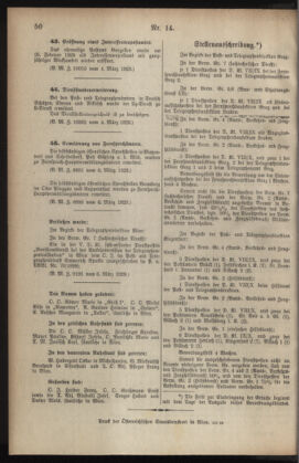 Post- und Telegraphen-Verordnungsblatt für das Verwaltungsgebiet des K.-K. Handelsministeriums 19290312 Seite: 2