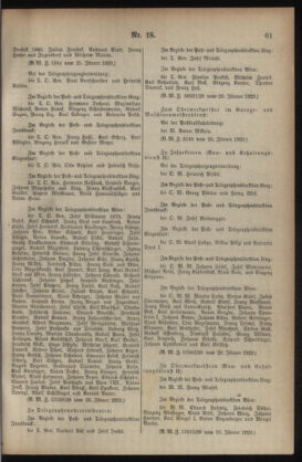 Post- und Telegraphen-Verordnungsblatt für das Verwaltungsgebiet des K.-K. Handelsministeriums 19290329 Seite: 5