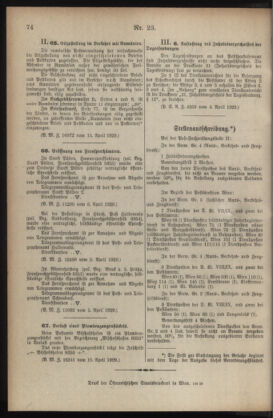 Post- und Telegraphen-Verordnungsblatt für das Verwaltungsgebiet des K.-K. Handelsministeriums 19290419 Seite: 2