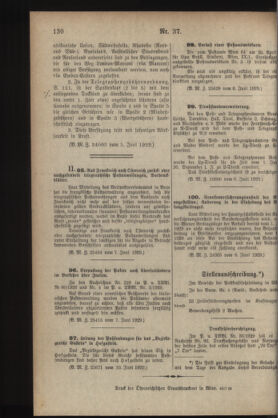 Post- und Telegraphen-Verordnungsblatt für das Verwaltungsgebiet des K.-K. Handelsministeriums 19290615 Seite: 2