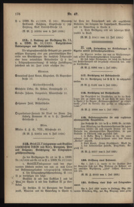 Post- und Telegraphen-Verordnungsblatt für das Verwaltungsgebiet des K.-K. Handelsministeriums 19290717 Seite: 2