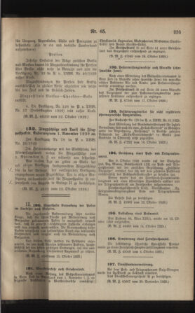 Post- und Telegraphen-Verordnungsblatt für das Verwaltungsgebiet des K.-K. Handelsministeriums 19291026 Seite: 3