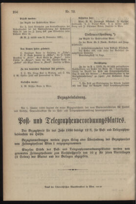 Post- und Telegraphen-Verordnungsblatt für das Verwaltungsgebiet des K.-K. Handelsministeriums 19291129 Seite: 2