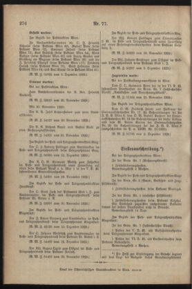 Post- und Telegraphen-Verordnungsblatt für das Verwaltungsgebiet des K.-K. Handelsministeriums 19291220 Seite: 2