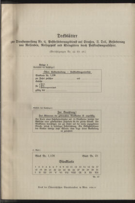 Post- und Telegraphen-Verordnungsblatt für das Verwaltungsgebiet des K.-K. Handelsministeriums 19291223 Seite: 9