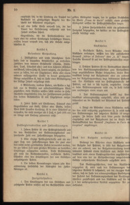 Post- und Telegraphen-Verordnungsblatt für das Verwaltungsgebiet des K.-K. Handelsministeriums 19340103 Seite: 10