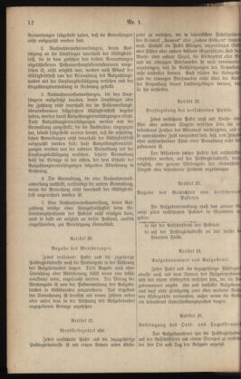 Post- und Telegraphen-Verordnungsblatt für das Verwaltungsgebiet des K.-K. Handelsministeriums 19340103 Seite: 12