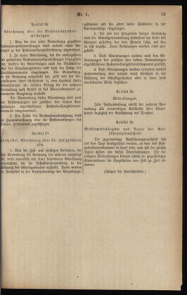 Post- und Telegraphen-Verordnungsblatt für das Verwaltungsgebiet des K.-K. Handelsministeriums 19340103 Seite: 15