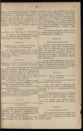 Post- und Telegraphen-Verordnungsblatt für das Verwaltungsgebiet des K.-K. Handelsministeriums 19340103 Seite: 5