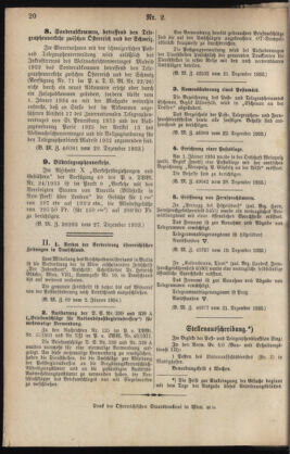 Post- und Telegraphen-Verordnungsblatt für das Verwaltungsgebiet des K.-K. Handelsministeriums 19340108 Seite: 14